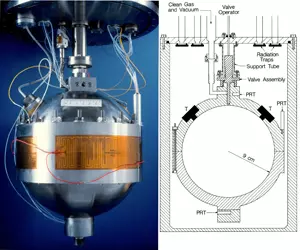 Acoustic chamber and diagram of its construction.