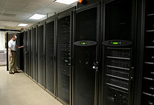 bank of servers