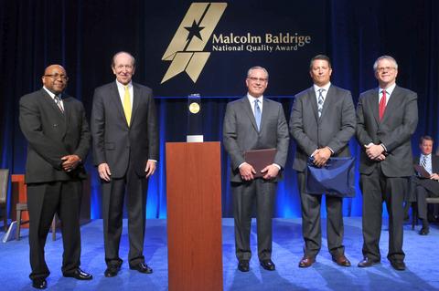 Elevations Credit Union Photo - Baldrige Award Ceremony for 2014 Recipients