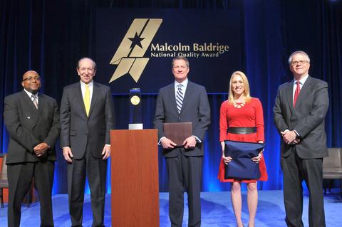 PwC PSP Photo - Baldrige Award Ceremony for 2014 Recipients