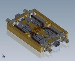 microfluidic-microelectronic test chip