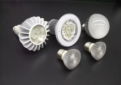 Photo of LED lightbulbs
