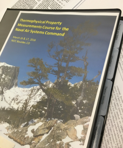 An example of the book prepared to accompany a short course on thermodynamic and transport property measurement in 2016