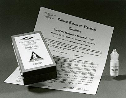 Photo of SRM 1960, the first product made in space