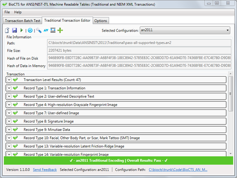 Traditional Format Editor has been enhanced to support multiple profile format testing