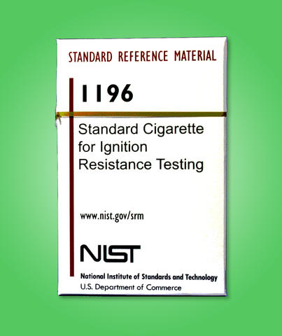 Posterized image of NIST SRM 1196, standard cigarette