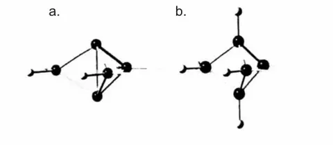 Structural arrangements for propellane and bicyclo pentane