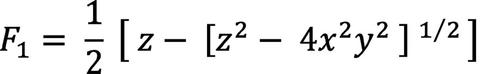Power conversion variable F Power conversion variable F