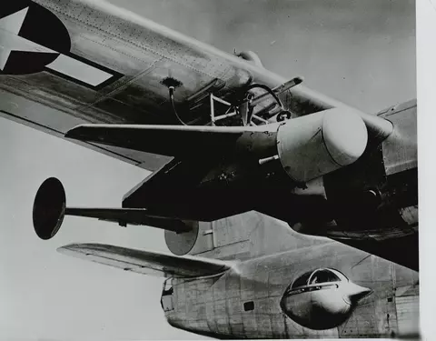 Bat missile mounted on a Navy plane