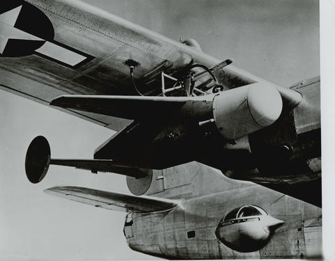 Bat missile mounted on a Navy plane