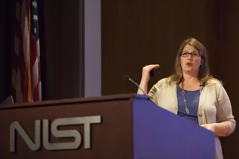 Lynn Garcia at the 2017 International Error Management Symposium