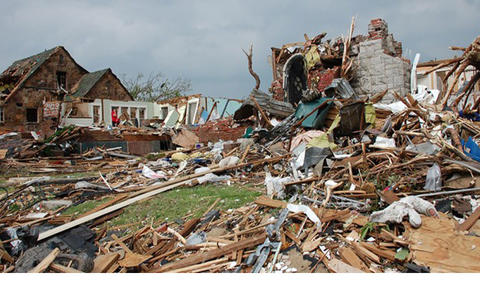 Photo of damage from 2011 Joplin, Mo, tornado