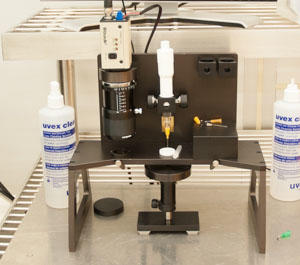 Photograph of the First Ten Angstroms FTA125 general purpose goniometer.
