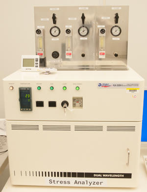 Photograph of the Toho Technology FLX-2320 stress measurement tool.