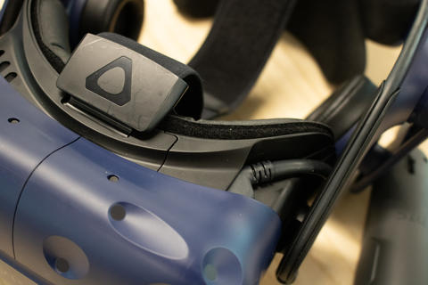 Photo of an augmented reality headset