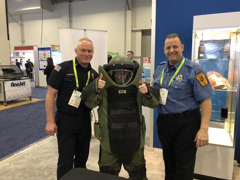 CES 2019 - PSCR Public Safety - Bomb Suit