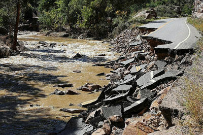 Messed up road