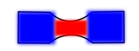 A schematic of deformation integration points. 