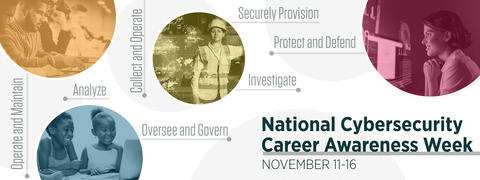 The NCCAW Banner provides the dates of NCCAW and depicts potential audiences for NCCAW such as children and adults.