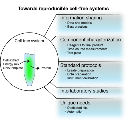 Towards reproducible cell-free systems