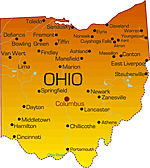 map of Ohio