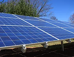 Shutterstock image of solar panels
