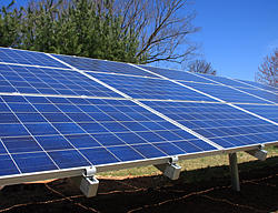 Shutterstock image of solar panels