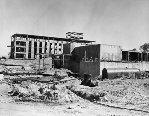 A large building under construction