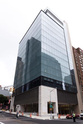 Photo of outside of building of new cancer surgery center