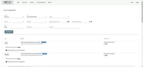 Score: Standards Life Cycle Management Tool Screenshot 1