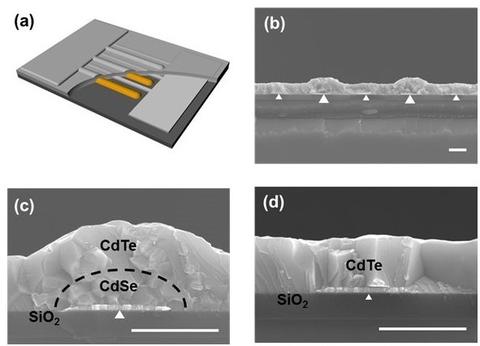 3D CdSe-CdTe