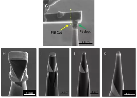 FIB sample preparation steps part 2