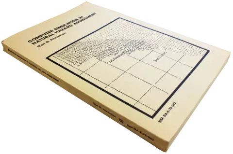 Cover photograph of Don Friedman's Computer Simulation in Natural Hazard Assessment Boulder, CO: Institute of Behavioral Science, University of Colorado, 1975