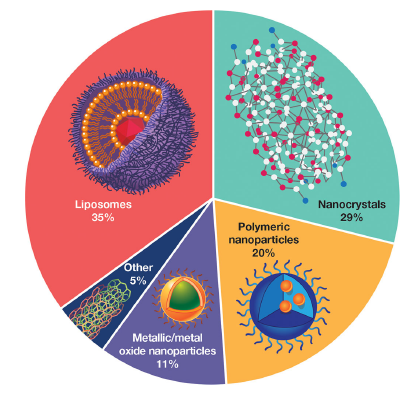 Nanomaterial-containing Drug Classes graphic