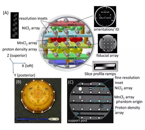 MRI system phantom
