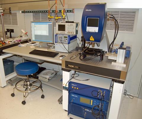 Photo of laser Doppler vibrometer