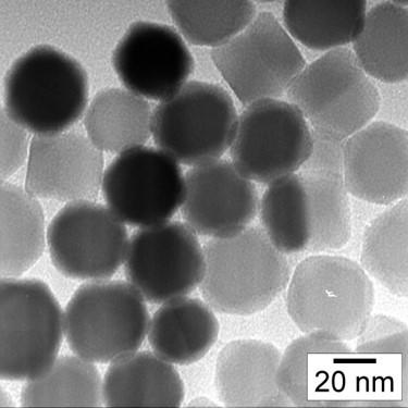 slightly larger prototype for the nanoparticle cores