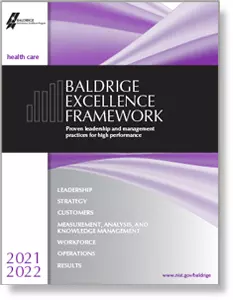 2021-2022 Baldrige Excellence Framework Health Care feature image