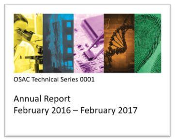 Cover of OSAC Technical Guidance Document 0001