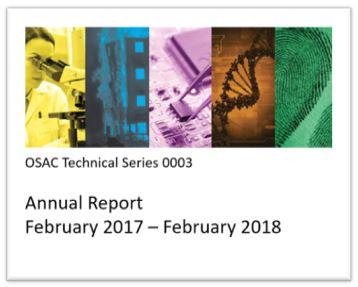 Cover of OSAC Technical Guidance Document 0003
