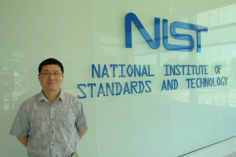 Yao Ma at NIST, Bldg 3, Boulder CO,  taken in year 2018.