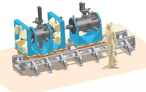 alpha-gamma device and flux monitor picture