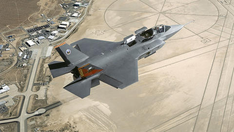 F-35 Over Edwards AFB, CA