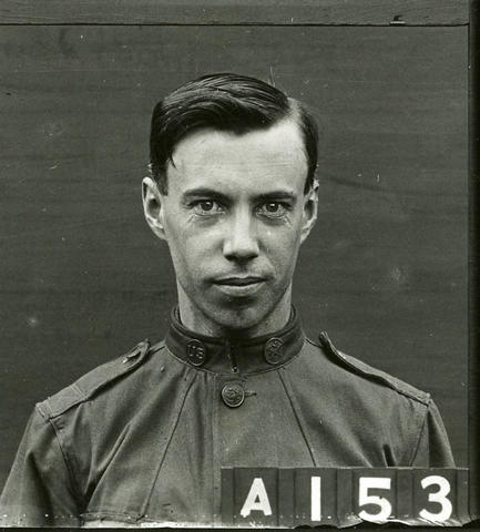 young Caucasian man in a uniform