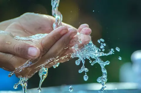 Hand in Water