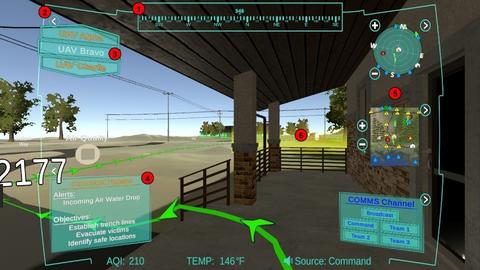 Screenshot of JANUS interface
