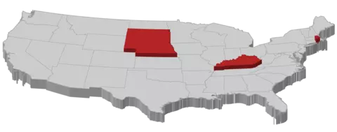 U.S. map shows highlighted states: S.D., Neb., Ken., R.I.
