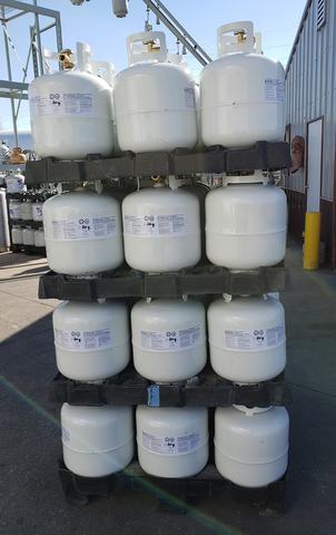 20 pound store propane tank