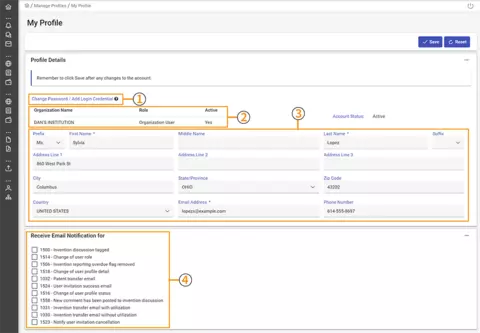Profile screenshot.