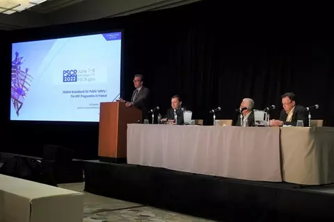 International panelist presenting at PSCR 2022